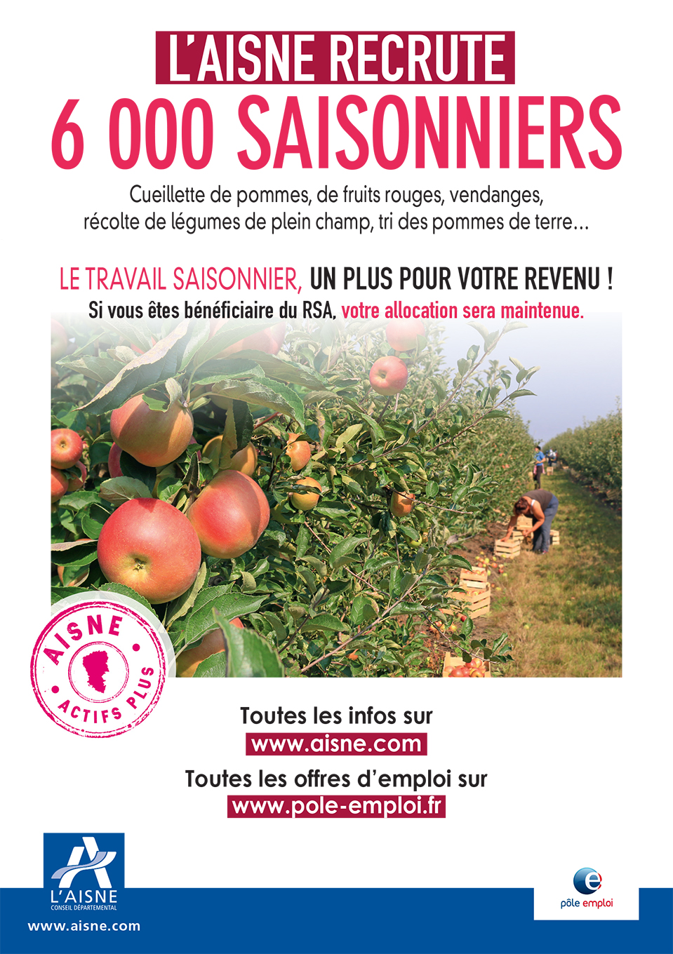 6 000 Emplois Saisonniers A Pourvoir Conseil Departemental De L Aisne