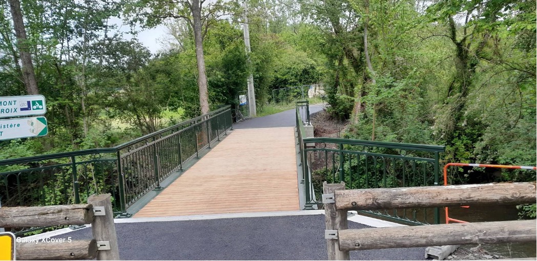 Bohéries – Vadencourt : la nouvelle passerelle de l’EuroVélo 3 est ouverte