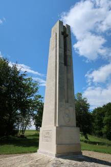 Le monument des 27e et 67e BCA inauguré à Braye-en-Laonnois en 1947 ©CD02