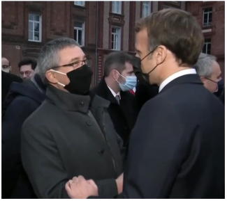 Rencontre Emmanuel Macron et Nicolas Fricoteaux