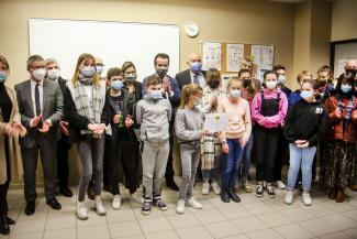 Remise Label E3D collège Saint Gobain