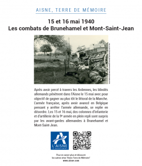 Plaque mémorielle - Brunehamel ©CD02