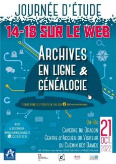 Journée d'étude 14-18 sur le web - 21 octobre 2022