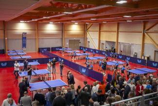 Salle de tennis de table pôle sportif de saint quentin
