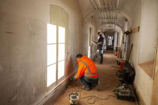 Travaux de réfection intérieur au tribunal de Vervins