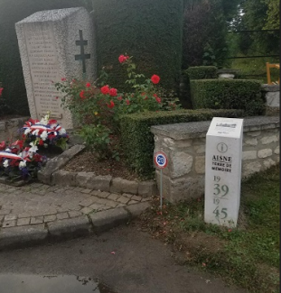 Borne Aisne Terre de Mémoire à Tavaux-et-Pontséricourt ©CD02