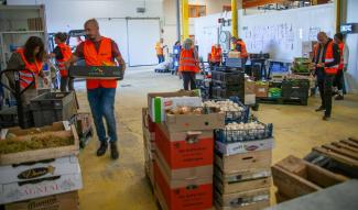 Bénévoles de la Banque alimentaire de l'Aisne ©CD02