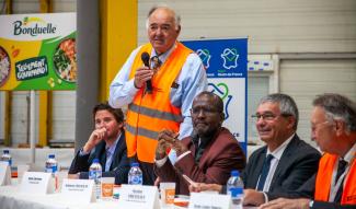 Discours d'Alain Betems président de la Banque alimentaire de l'Aisne ©CD02