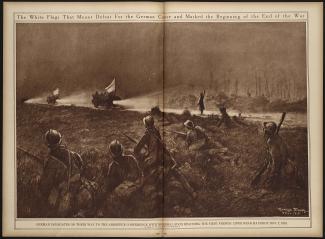 Georges Scott (1873-1943), L’arrivée des plénipotentiaires allemands à Haudroy ©The Library of Congress