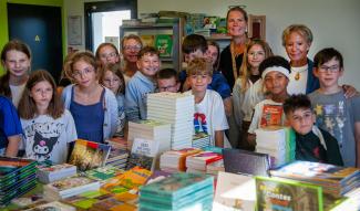 Dotation de 4500 livres neuf par l'ONG Biblionef