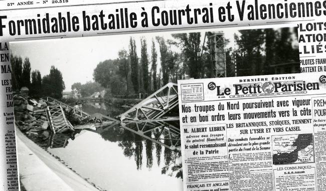 Montage presse - L'Aisne en 1940, du 25 au 31 mai ©CD02