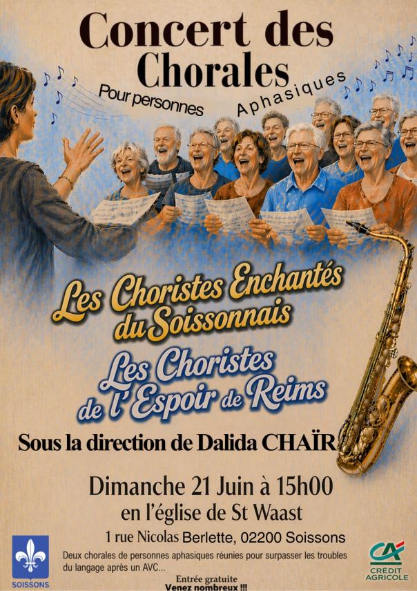 Concert des chorales pour personnes aphasiques