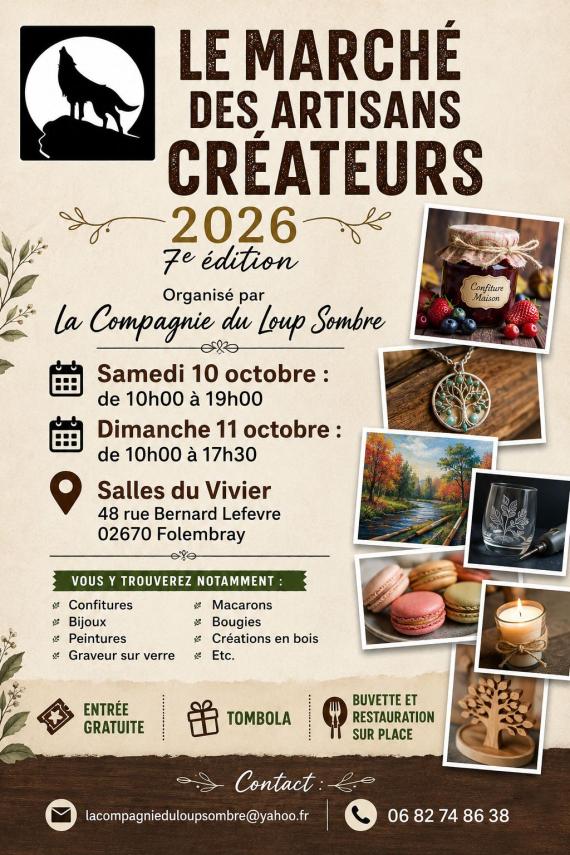 Marché des artisans créateurs