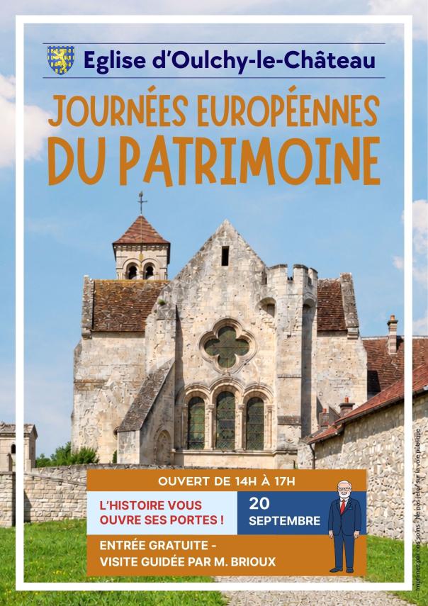 11 Affiche Journées européennes du patrimoine Oulchy 2026 Ok