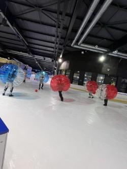 Photo Bubble foot sur glace