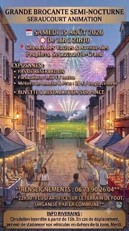 15 AOUT BROCANTE SERAUCOURT