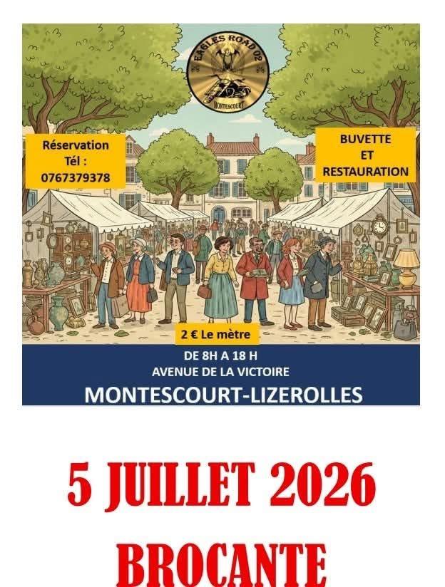 20260705 - Brocante à Montescourts-Lizerolles