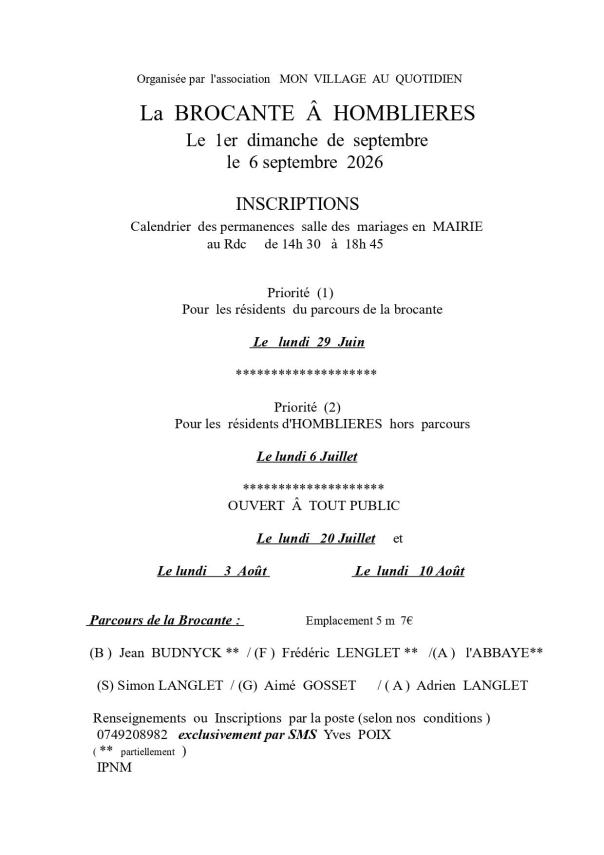 20260901 - LaBrocanteHomblières