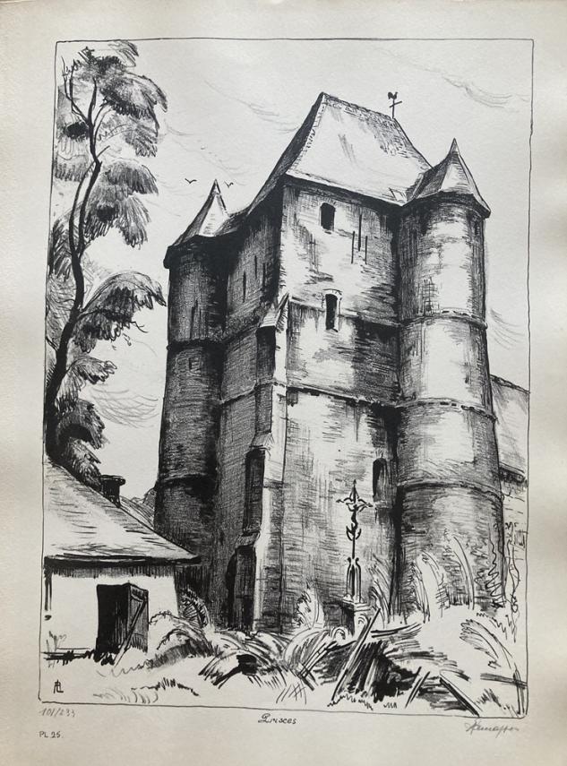 Eglise fortifiée de Prisces