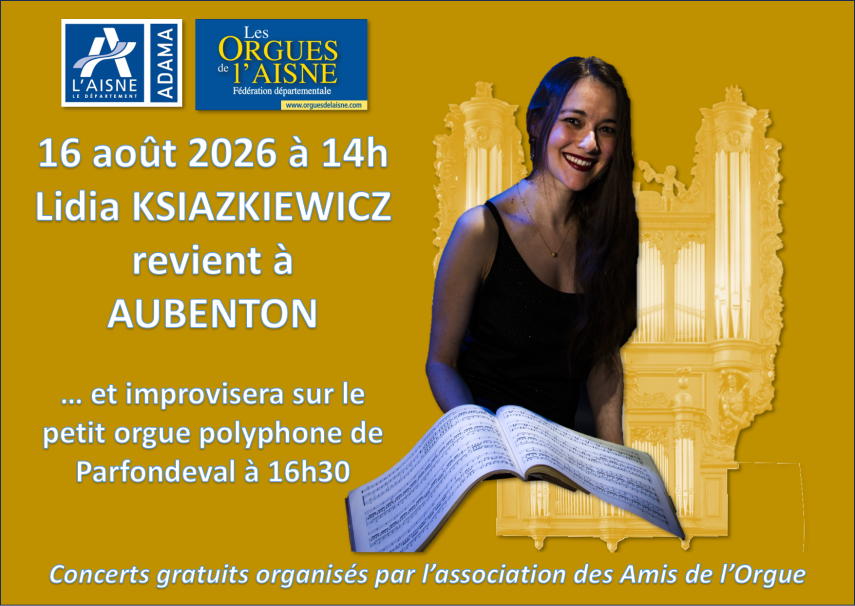 Accroche concert 16 aout 2026 complète