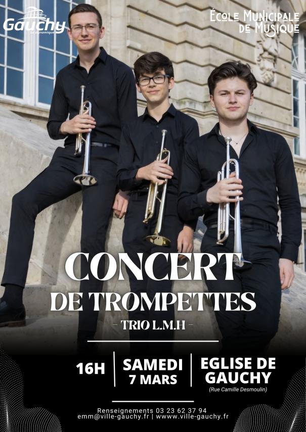 Affiche -Concert de trompettes LMH