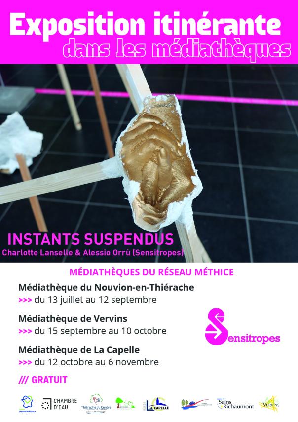 Affiche A4 SENSITROPES médiathèques