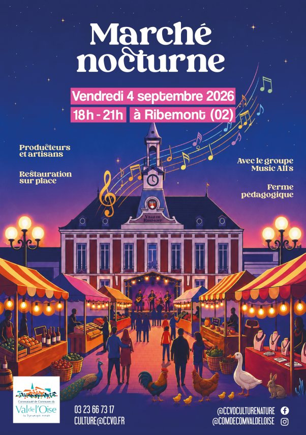 Affiche Marché de Ribemont