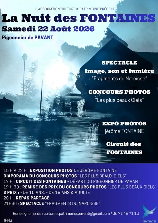 Affiche Nuit des fontaines