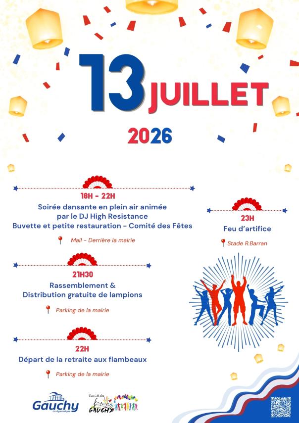 Affiche du 13 juillet