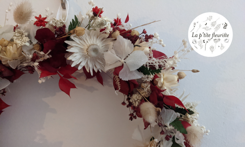 Ateliers festifs - Couronne de fleurs séchées