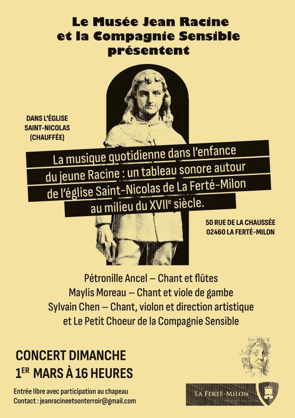 CONCERT COMPAGNIE SENSIBLE 1ER MARS 2026 LFM