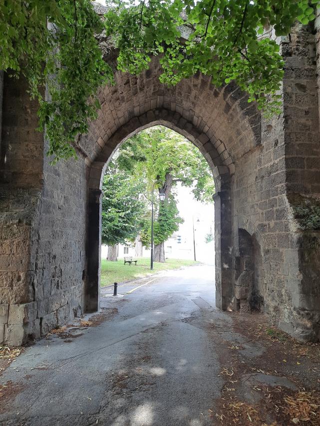 Chemin d'entrée abbaye Saint-Médard @LéaM (2)