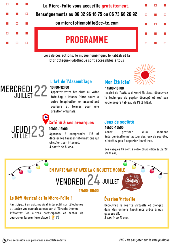 Flyer Micro-Folie Grougis (x4) - 3