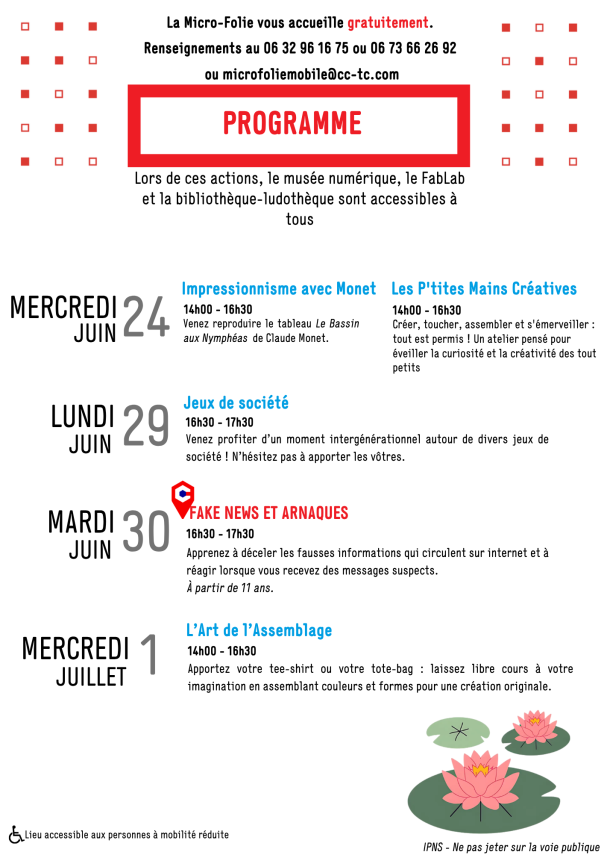 Flyer Micro-Folie LANDOUZY-LA-VILLE (x4) - 3