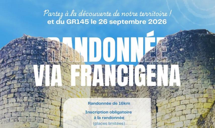 Rando Via Francigena 2026 < Laon < Aisne < Hauts-de-France