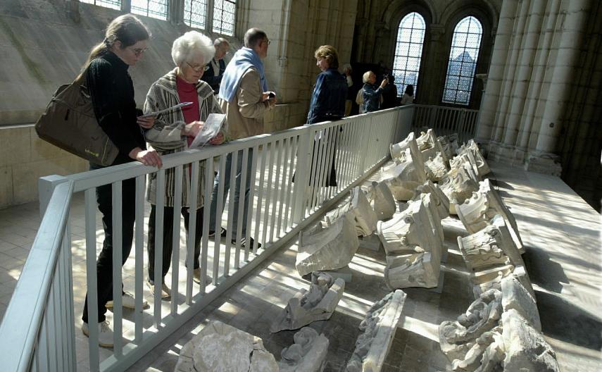 Visite tribune sud cathédrale JEP II < Laon < Aisne < Picardie