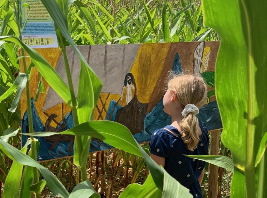 Labyrinthe de Maïs < Le Hérie La Viéville < Aisne < Picardie 