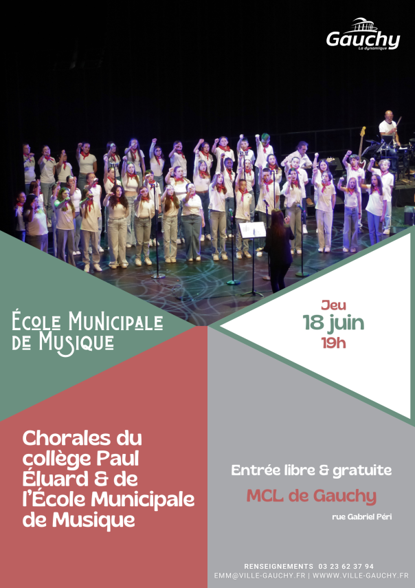 Affiche Concert de chorales