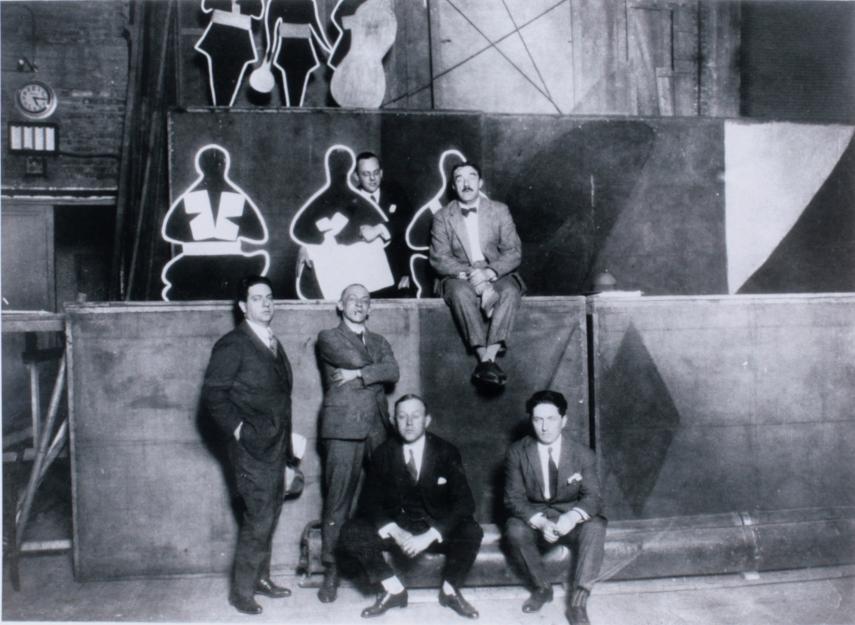 Portrait de Jean Börlin, Fernand Léger, Darius Milhaud, Blaise Cendrars, Rolf de Maré, Paul Claudel, Paris