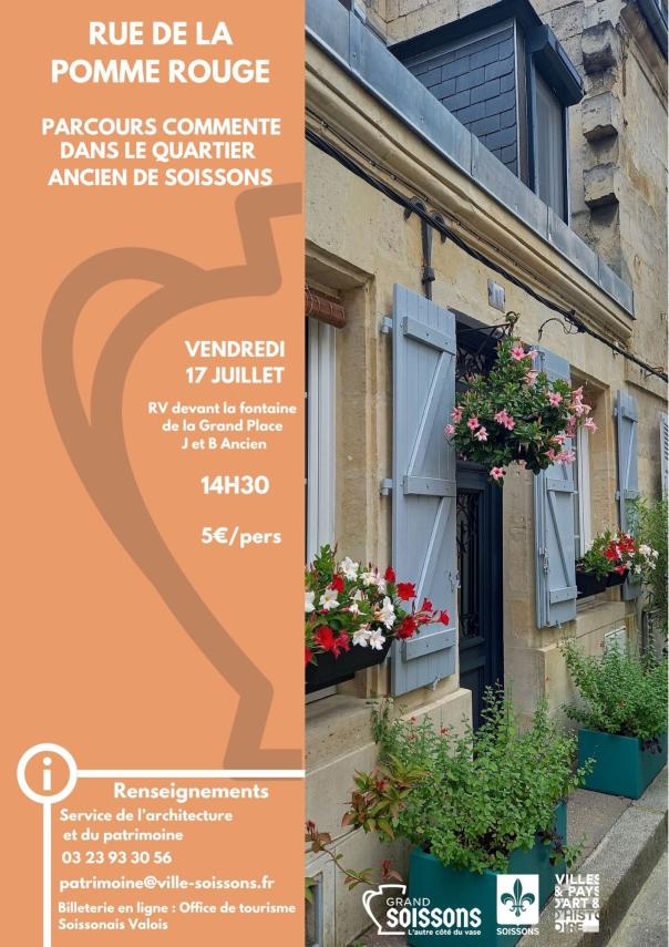 Visite guidée, rue de la Pomme Rouge
