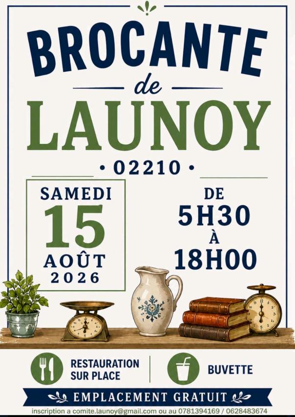 Affiche brocante 