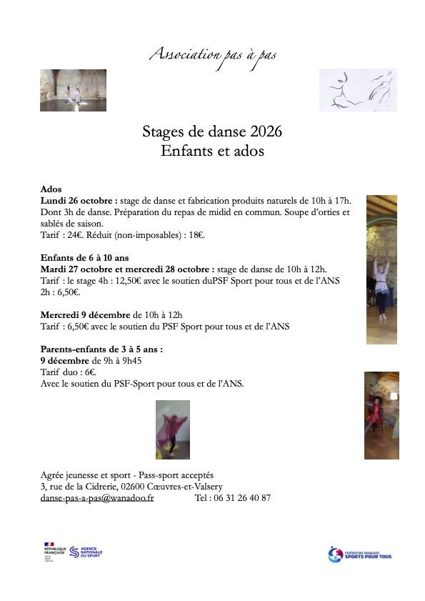 Stage de danse