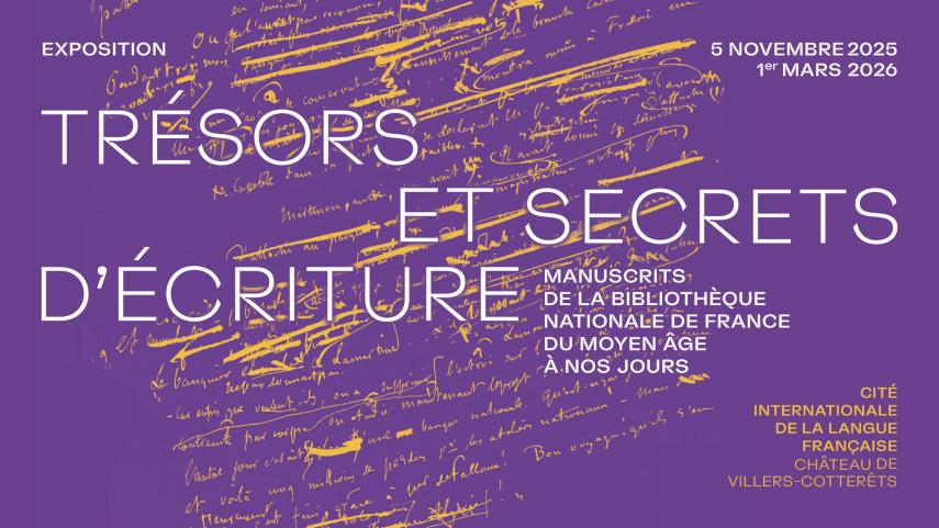 Visuel de l'exposition Trésors et secrets d'écriture