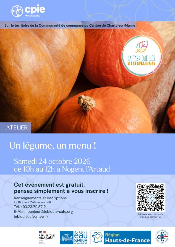 Un légume, un menu - 24-10