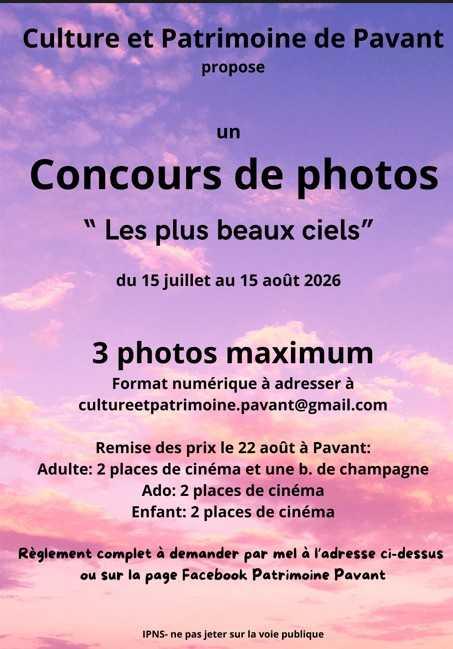 concours de photos