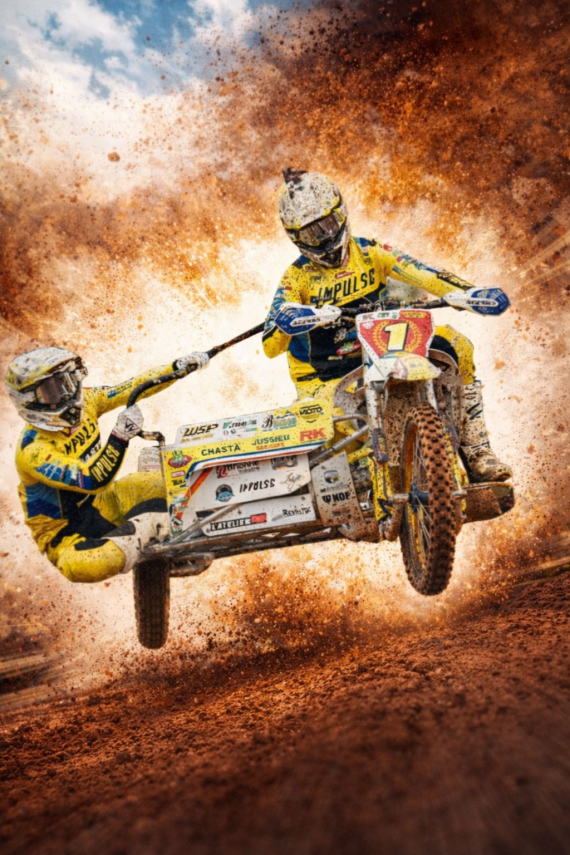 Championnat side car cross