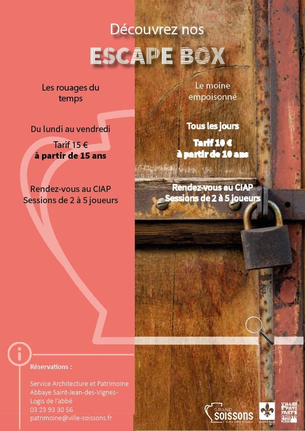 escape box - vitrine septembre