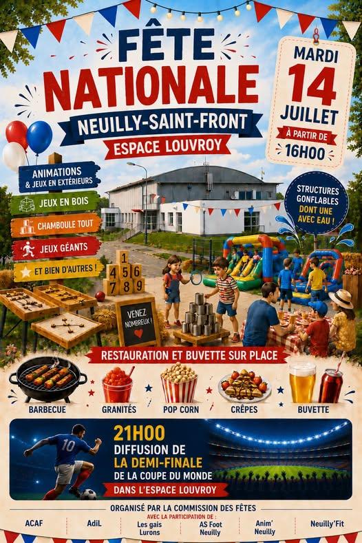 fete nationale neuilly st front
