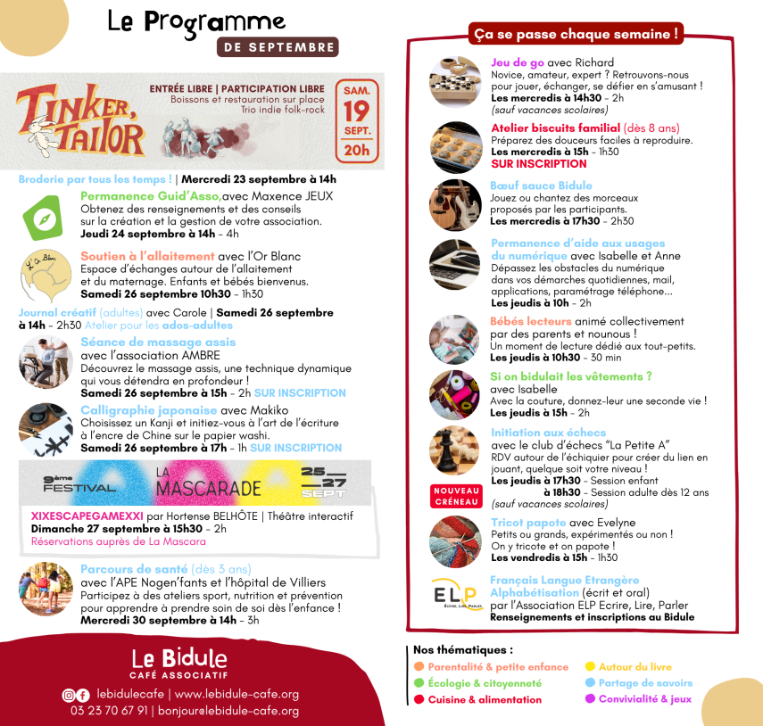 programme le biule 