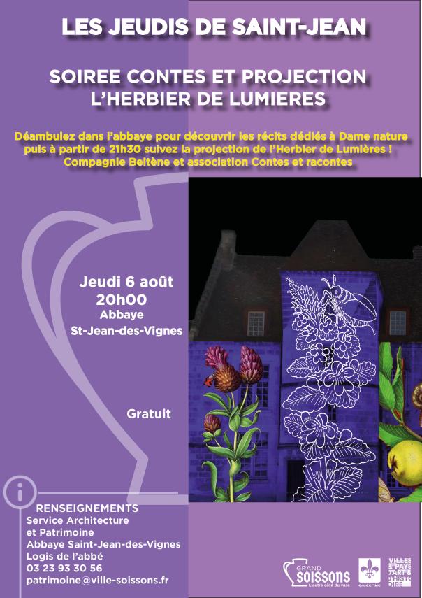 Les jeudis de Saint-Jean : soirée contes et projection l'Herbier de Lumières